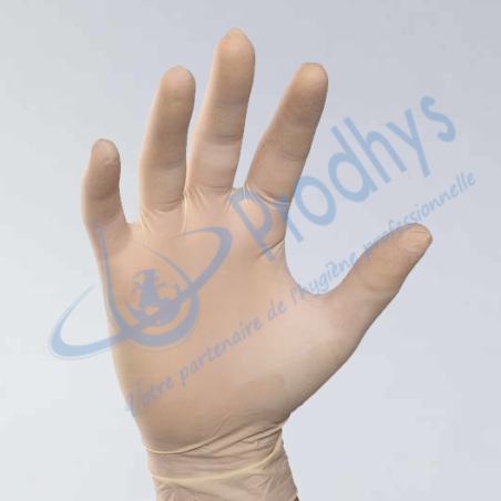 Gants Latex Small sans Poudre (Transparent à usage unique)